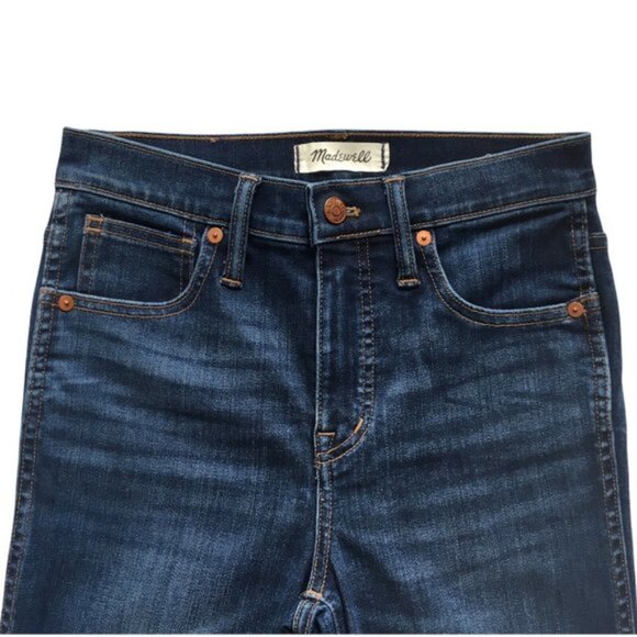 Madewell - 10" High-Rise Skinny Jeans G7391 SU19 | Size 28 | Classic Blue Wash - Picture 6 of 8
